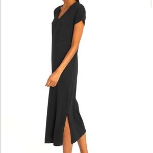 NWT Cuyana T-Shirt Dress Black XS
